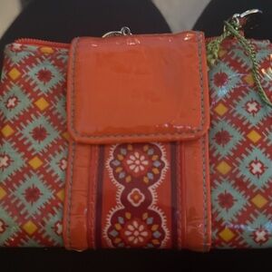 Vera Bradley Laminated vinyl wallet